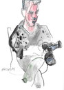 Cartoon: Photographer Arturas (small) by Kestutis tagged dada sketch kestutis lithuania photo