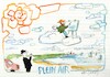 Cartoon: Plein air (small) by Kestutis tagged pleinair,painting,art,kunst,farbe,kestutis,lithuania,color