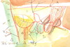 Cartoon: Postcard. Reflections (small) by Kestutis tagged postcard sketch skizze reflections art kunst kestutis siaulytis