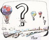 Cartoon: question (small) by Kestutis tagged question,kestutis,lithuania,balloon,air