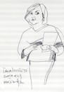 Cartoon: Rimante Salaseviciute (small) by Kestutis tagged sketch,kestutis,lithuania