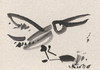 Cartoon: ROOK (small) by Kestutis tagged birds,rook,kestutis,lithuania,vogel