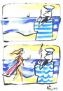 Cartoon: SAILOR (small) by Kestutis tagged sea,woman,man,sailor
