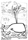 Cartoon: Saint Nicholas travels (small) by Kestutis tagged kestutis weihnachten christmas santa claus whale ocean sea meer ship schiff