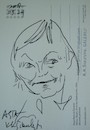 Cartoon: Sculptor Asta Vasiliauskaite (small) by Kestutis tagged sculptor,sketch,kestutis,lithuania