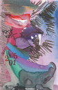 Cartoon: Shadows went for a walk (small) by Kestutis tagged dada postcard art kunst shadow kestutis lithuania