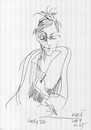 Cartoon: Sketch art. Artist and model 2 (small) by Kestutis tagged sketch,art,kunst,kestutis,lithuania