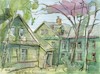 Cartoon: Sketch art. Autumn plein airs 2 (small) by Kestutis tagged sketch,art,autumn,plein,airs,kestutis,lithuania