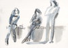 Cartoon: Sketch. Artist and model 12 (small) by Kestutis tagged sketch,artist,model