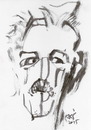 Cartoon: Sketch. Ceslovas Polonskis (small) by Kestutis tagged sketch kestutis lithuania art kunst