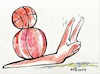 Cartoon: Slowly but surely (small) by Kestutis tagged eurobasket,basketball,snail,kestutis,lithuania