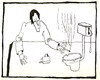 Cartoon: Smoking (small) by Kestutis tagged smoking,kestutis,siaulytis