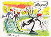 Cartoon: Speed skating. Winner conductor (small) by Kestutis tagged speed,skating,winter,olympic,cochi,2014,sports,ice,winner,conductor,allegro,music,baton,kestutis,lithuania