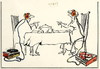 Cartoon: Supper (small) by Kestutis tagged man woman food music kestutis