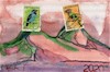 Cartoon: Suriname mountains (small) by Kestutis tagged mountain,postcard,art,kunst,kestutis,lithuania