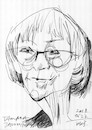 Cartoon: Tamara Janova (small) by Kestutis tagged sketch,kestutis,lithuania
