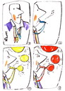 Cartoon: THREE FOOTBALL WHISTLES (small) by Kestutis tagged football whistles arbiter referee soccer