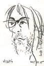 Cartoon: Vidas Poskus (small) by Kestutis tagged sketch painter artist kestutis lithuania