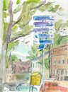 Cartoon: Vilnius in the summer (small) by Kestutis tagged vilnius art kunst summer kestutis lithuania