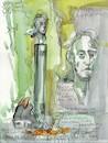 Cartoon: Vilnius in the summer 4 (small) by Kestutis tagged zappa,monument,kestutis,lithuania,vilnius,summer,sketch