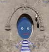 Cartoon: Walk by the sea (small) by Kestutis tagged sea,kestutis,lithuania,observagraphics