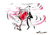 Cartoon: WINE WHIRL (small) by Kestutis tagged wine dance cup glass