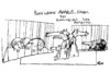 Cartoon: Zoo (small) by Kestutis tagged zoo,animal,sheep,aries,ram,kestutis,sluota,wolf