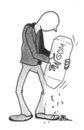 Cartoon: Self destruction (small) by chrim tagged pencil,art