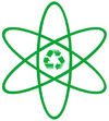 Cartoon: - atom - (small) by Zoran tagged atom,recycling,ecology