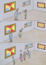 Cartoon: galerija -gallery (small) by Zoran tagged gallery,art