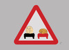 Cartoon: overtaking (small) by Zoran tagged brain,fist,overtaking,danger,thinking,understanding