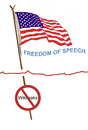 Cartoon: usa-vikileaks (small) by Zoran tagged usa,vikileaks,freedom,of,speach