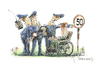 Cartoon: ohne Titel (small) by jiribernard tagged polizei,polizeikontrolle,geschwindigkeit,geschindigkeitüberschreitung,geschwindigkeitbegrenzung,invalide,behinderte,rollstuhl,rollstuhlfahrer,strafe,bußgeld,verkehrsünder,verkehrsschild,straßenschid