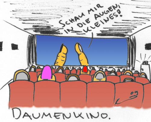Cartoon: Daumenkino (medium) by al_sub tagged daumenkino,film,kino