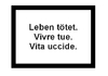 Cartoon: Leben tötet. (small) by al_sub tagged cigarette,warning,life,dead