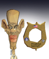 Cartoon: CAZADOR CAZADO (small) by OTORONGO tagged muerte