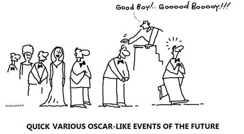 Cartoon: oscars and stuff (medium) by ouzounian tagged academyawards,oscars,cinema