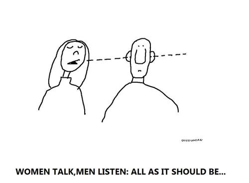 Cartoon: relationships and stuff (medium) by ouzounian tagged men,women,relationships,balance,accord