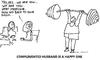 Cartoon: husbands and stuff (small) by ouzounian tagged marriage,men,women