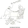 Cartoon: proposals and stuff (small) by ouzounian tagged love,dating,men,women,proposal,relationship,wedding,singles,marriage