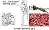 Cartoon: ouzounian (small) by ouzounian tagged urban,kids,crime,lessons,school,guns,candy