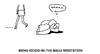 Cartoon: meditation and stuff (small) by ouzounian tagged meditation