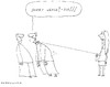 Cartoon: the leash (small) by ouzounian tagged love,relationships,men,women,power,pride