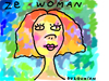 Cartoon: ze woman (small) by ouzounian tagged women
