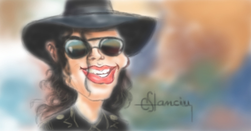 Cartoon: Michael Jackson (medium) by cristianst tagged michael