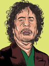 Cartoon: Muammar Gaddafi (small) by cristianst tagged portret