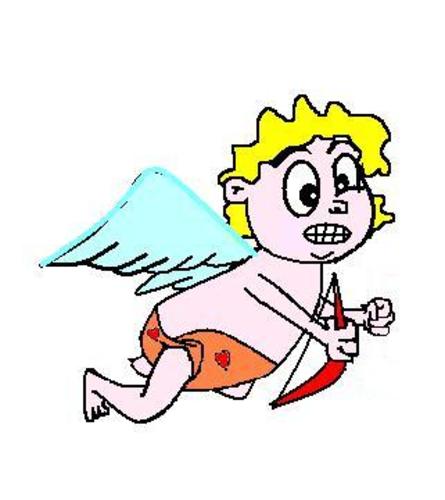 Cartoon: angel (medium) by musa gültekin tagged melek,gel,an