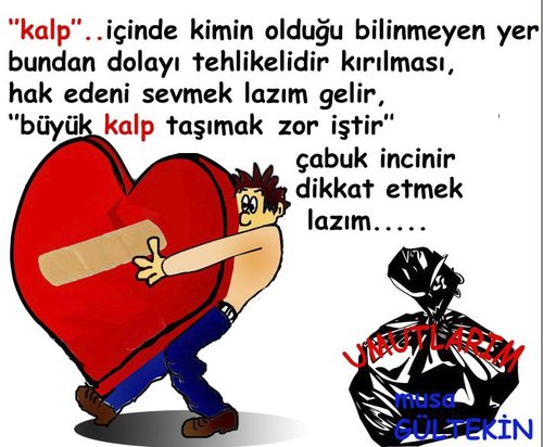 Cartoon: my heart kalbim (medium) by musa gültekin tagged tasimak,yarabandi,umutlarim,kalp