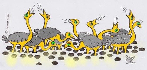 Cartoon: FEHLER! (medium) by okoksal tagged koeksal
