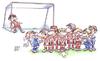 Cartoon: Freistoss (small) by okoksal tagged fussbalwette